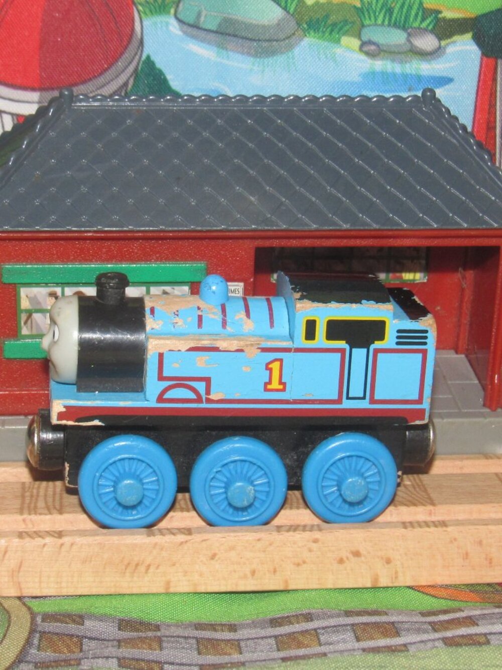 Thomas Wooden Railway Train Track Engine #1